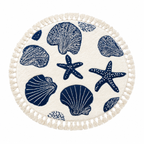 Absorbent Quick-Drying Terry Round Beach Towel