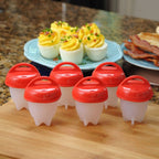 Egg Cooker Set Pour-In BPA-Free Silicone Dishwasher Safe