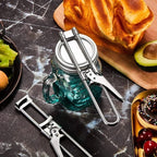Jar Opener Stainless Steel Adjustable Jaw & Non-Slip Grip