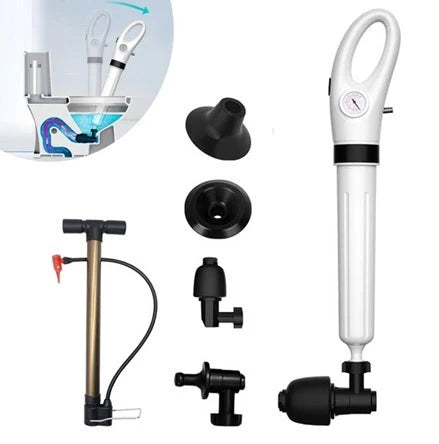 Drain Unblocker Adjustable 14.5–116 PSI With Five Attachments