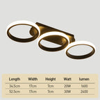 Sleek Contemporary Ceiling Light – Modern LED Fixture