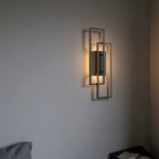 Double Rectangle Frame Wall-Mounted LED Light Fixture