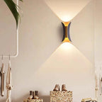 Outdoor LED Wall Light - Upward and Downward Sculpted Design