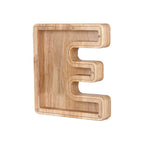 Piggy Bank Personalized Letter Sustainable Wood & Acrylic