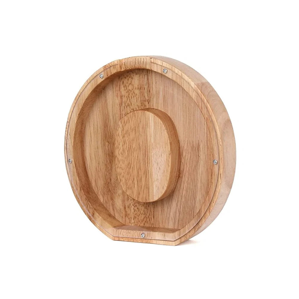 Piggy Bank Personalized Letter Sustainable Wood & Acrylic