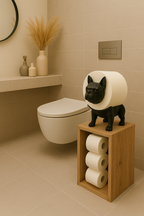 Decorative Tabletop Figure for Animal-Themed Toilet Paper Holder