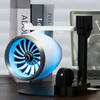 Humidifier Turbojet Fan-Style RGB Lighting Plug-In & Rechargeable