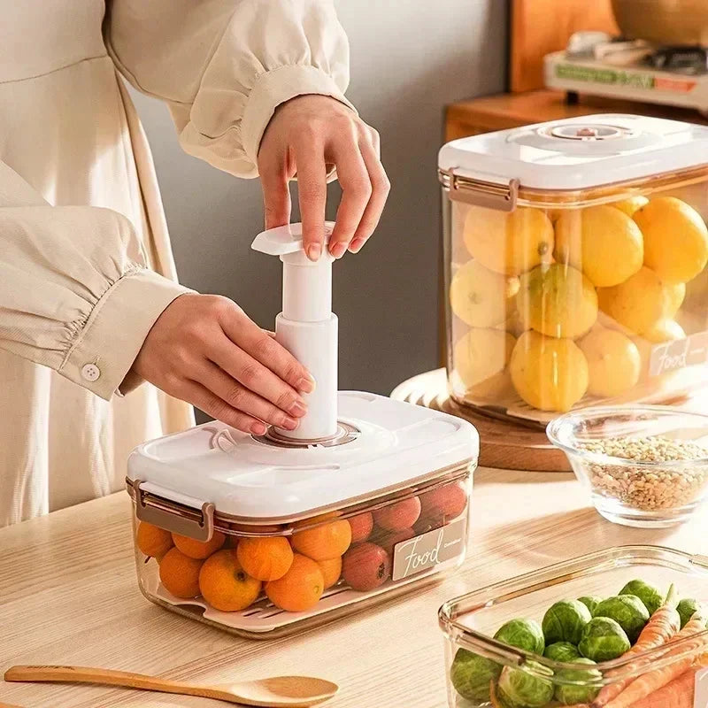 Vacuum Food Storage Container Hand-Pump Airtight