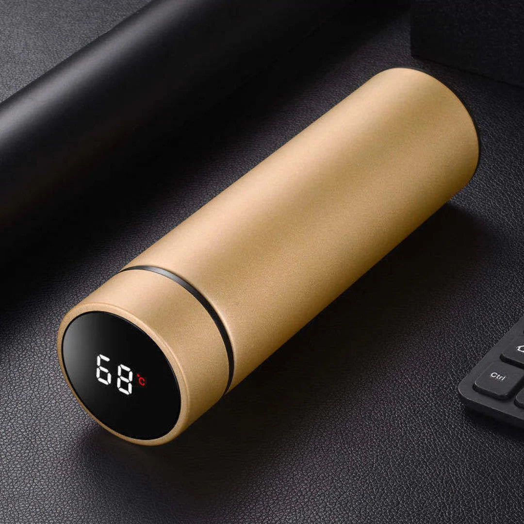 Thermos Flask Stainless Steel Insulated Leak-Proof 450ml Digital Display