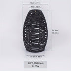 Natural Woven Ceiling Light Fixture with Modern Handwoven Rope Shade