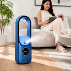 Bladeless 6-Speed Humidifying Tower Fan (30 cm)