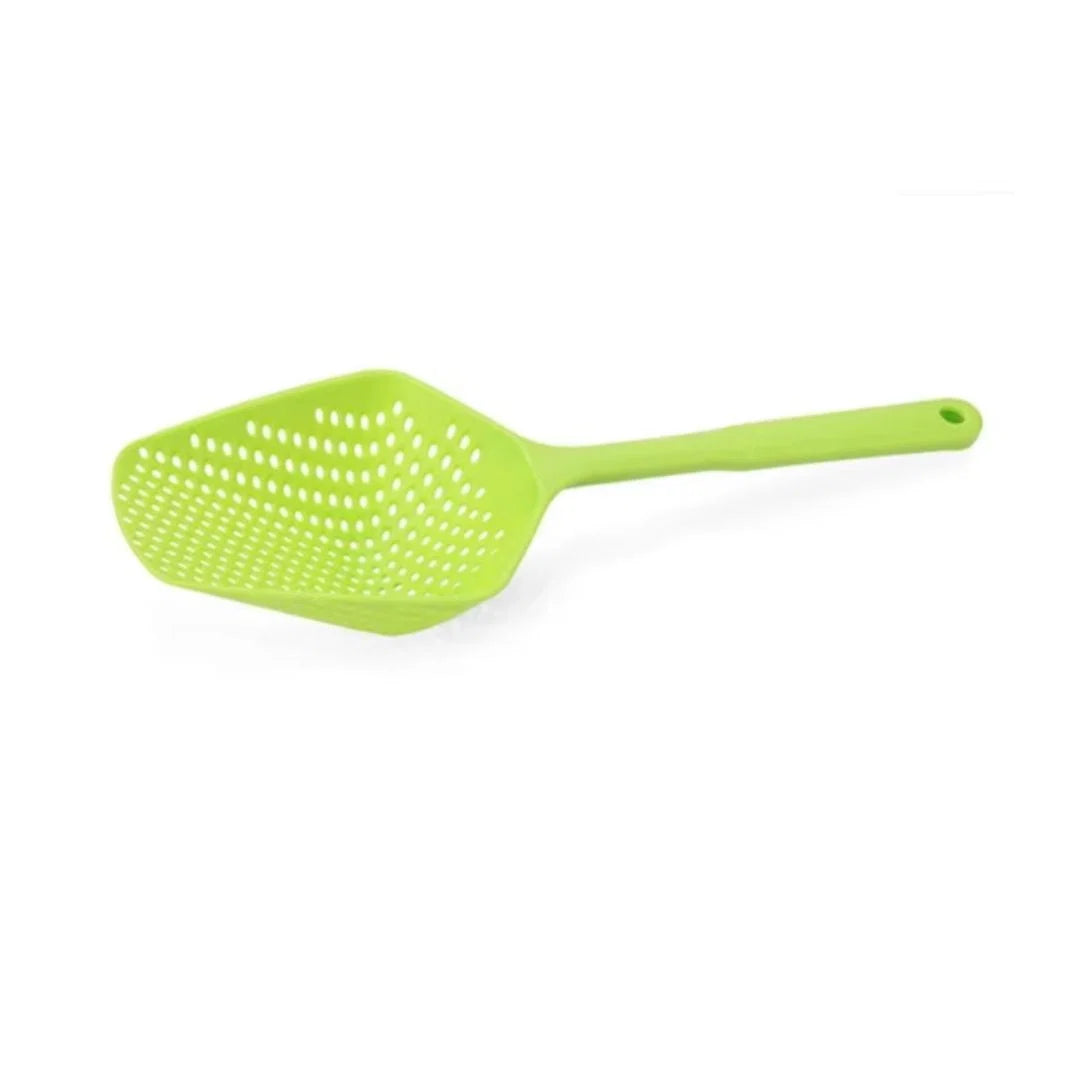 Straining Spoon Large Draining Holes Ergonomic Grip