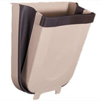 Wall-Mounted Trash Bin Foldable Space-Saving 22 Lb Capacity