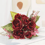 Artificial Peony Floral Arrangement for Mother's Day Home Decor