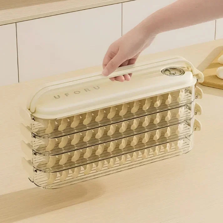 Fridge Storage Box Stackable Airtight Space-Saving