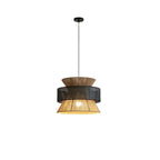 Wabi-Sabi Pendant Light in Japanese Woven Rattan Design