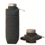 Collapsible Water Bottle Leak-Proof Food-Grade Silicone 750 ml