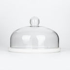Glass Dome Cake Display Stand for Desserts and Sweets