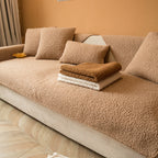 Teddy Sherpa Couch Protector – Soft and Cozy Cover