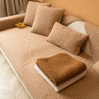 Teddy Sherpa Couch Protector – Soft and Cozy Cover