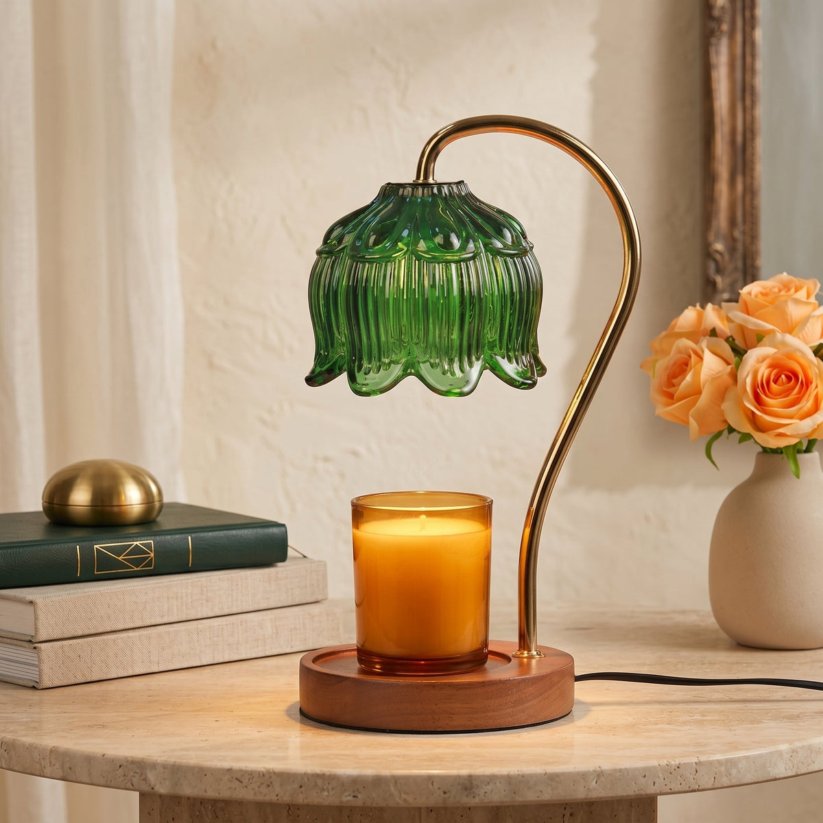 Flower Shade Candle Heater