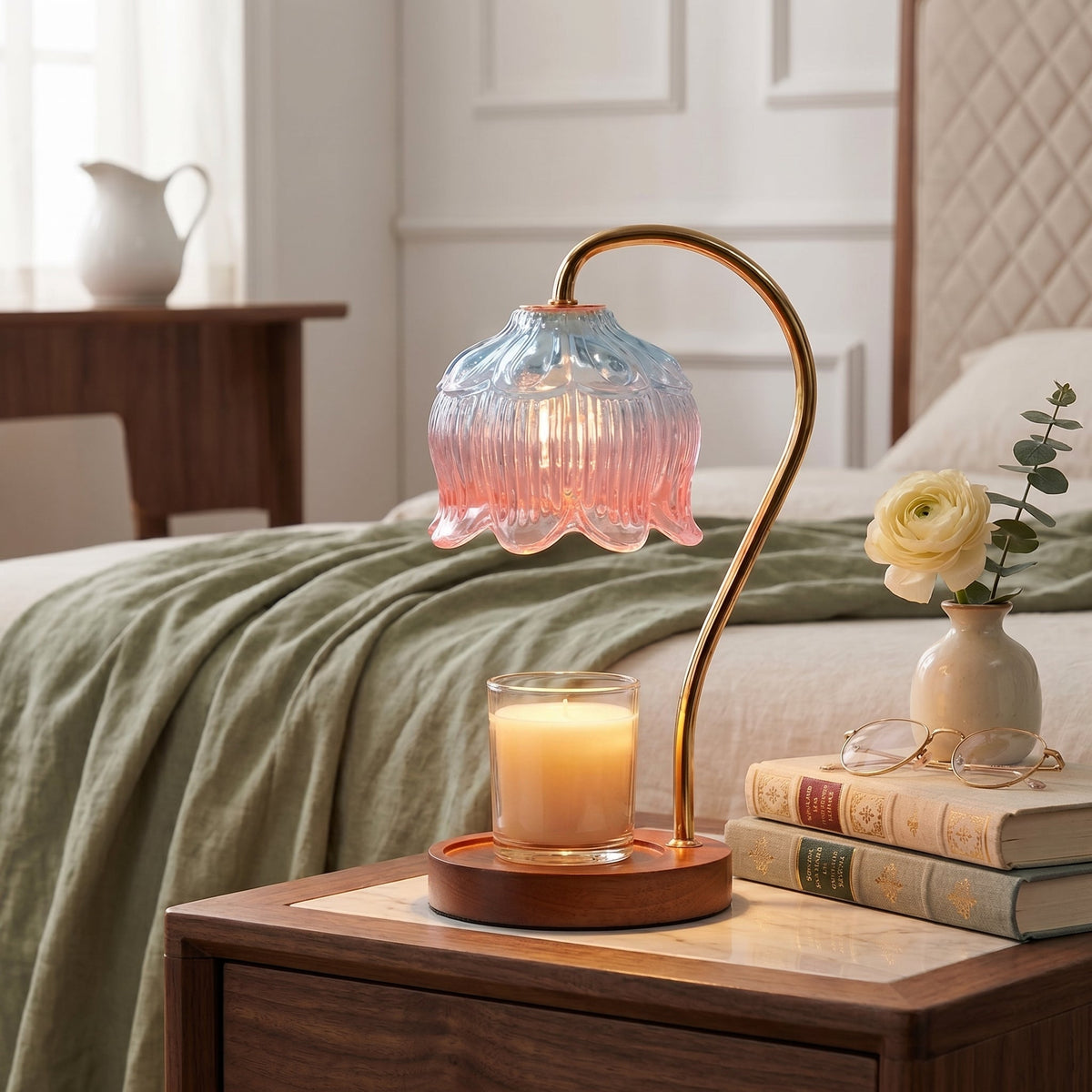 Flower Shade Candle Heater