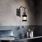 Vintage Style Indoor Wall Sconce Light Fixture - Industrial Design