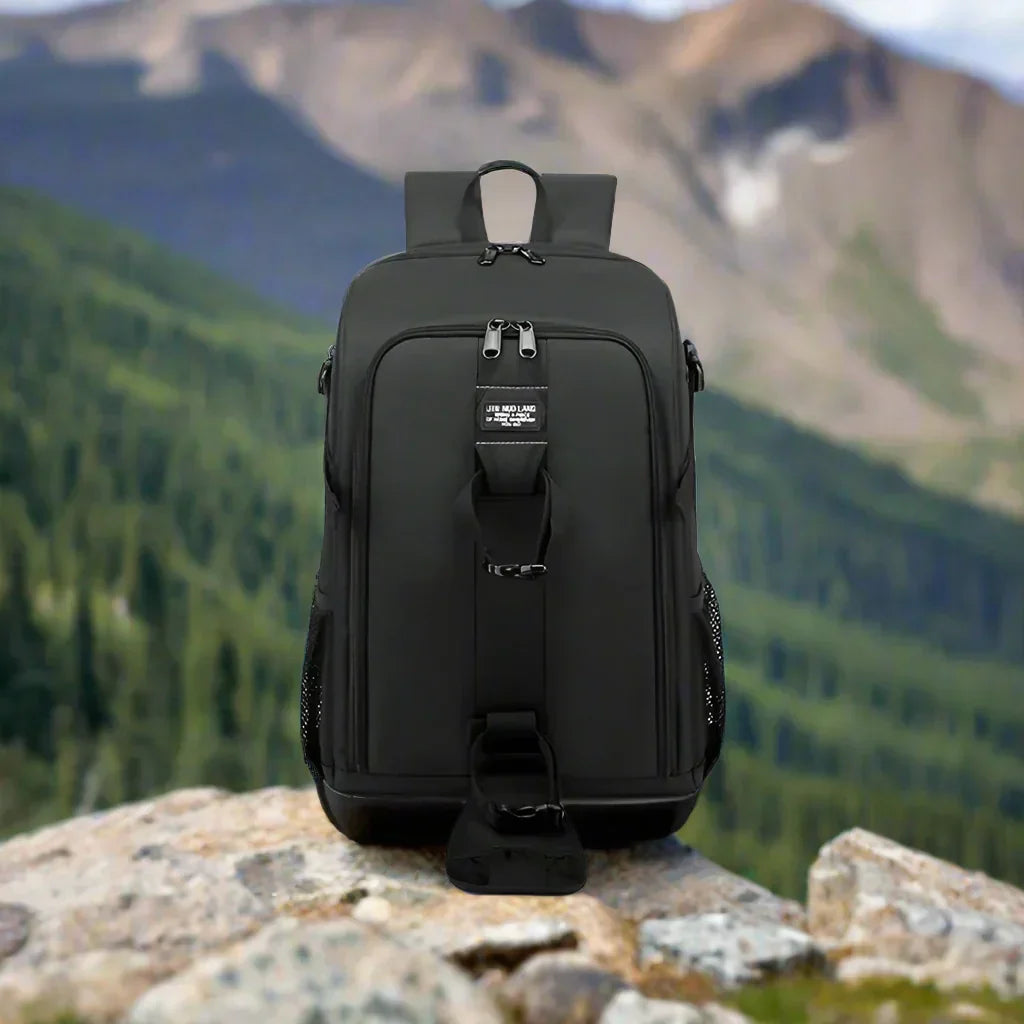 Camera Backpack Oxford Water-Resistant Multi-Compartment