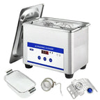 Ultrasonic Cleaner 40kHz 0.8L Stainless Steel Glasses & Jewelry