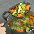 Straining Spoon Large Draining Holes Ergonomic Grip