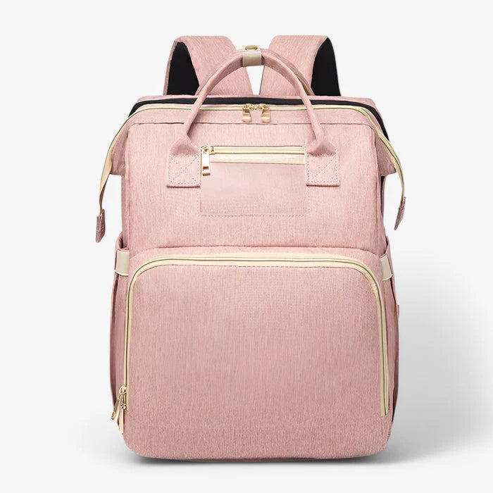 Changing Bag Fold-Out Baby Bed Water-Repellent & Multiple Pockets