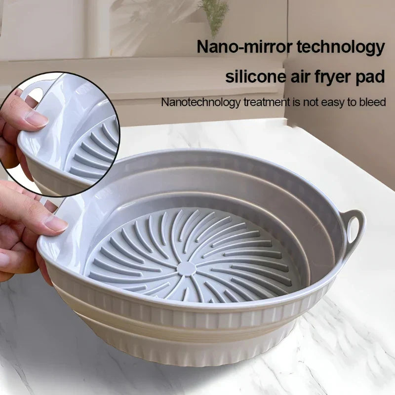 Air Fryer Silicone Mat Heat-Resistant Non-Slip Dishwasher Safe
