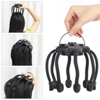 Scalp Massager Rechargeable Silicone Massage Heads