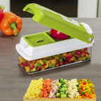 Vegetable Slicer 12-in-1 Stainless Steel Blades & Safety Guard