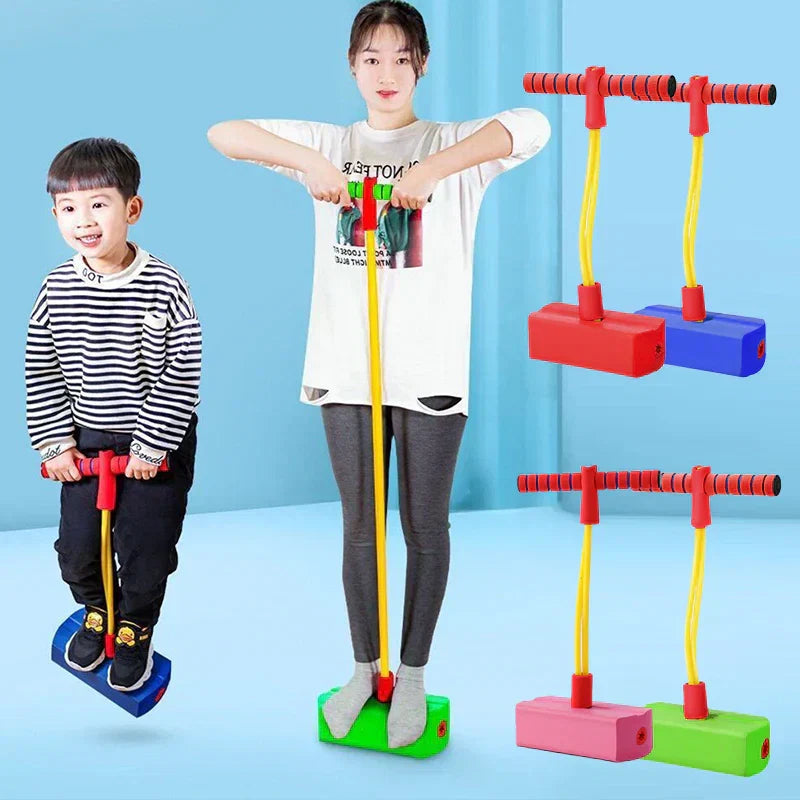 Kids Pogo Stick Sturdy Handle & Anti-Slip Footrests