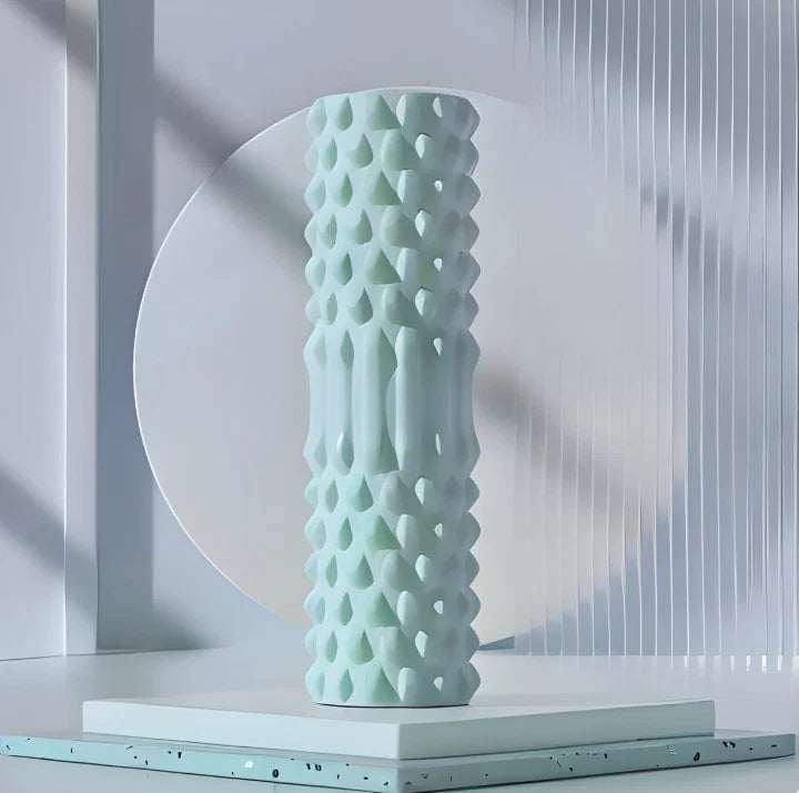 Foam Roller High-Density Textured Grid
