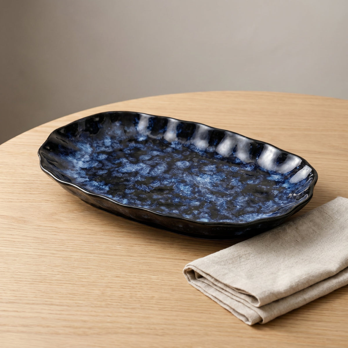 Reactive Glaze Ceramic Dinnerware Set