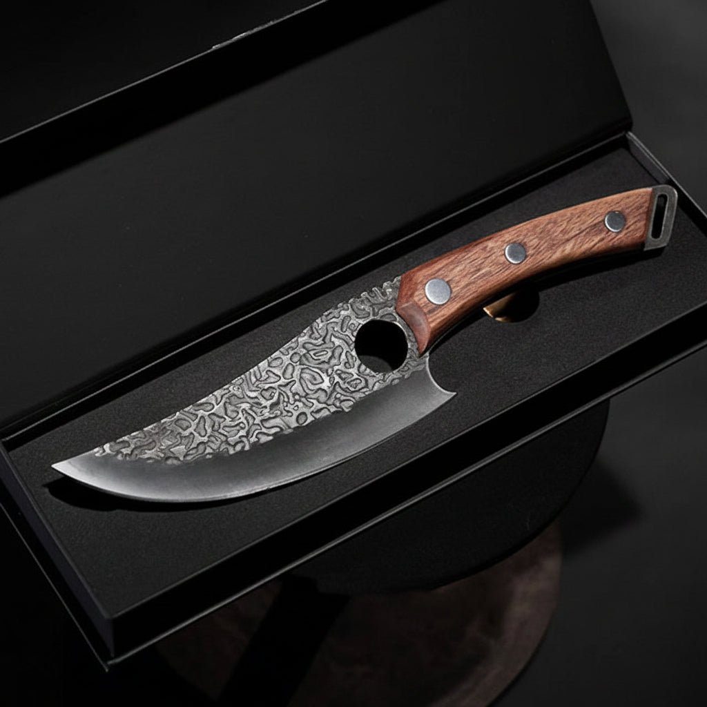 Wooden Handle Chef Knife for Precision Cutting