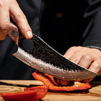 Wooden Handle Chef Knife for Precision Cutting