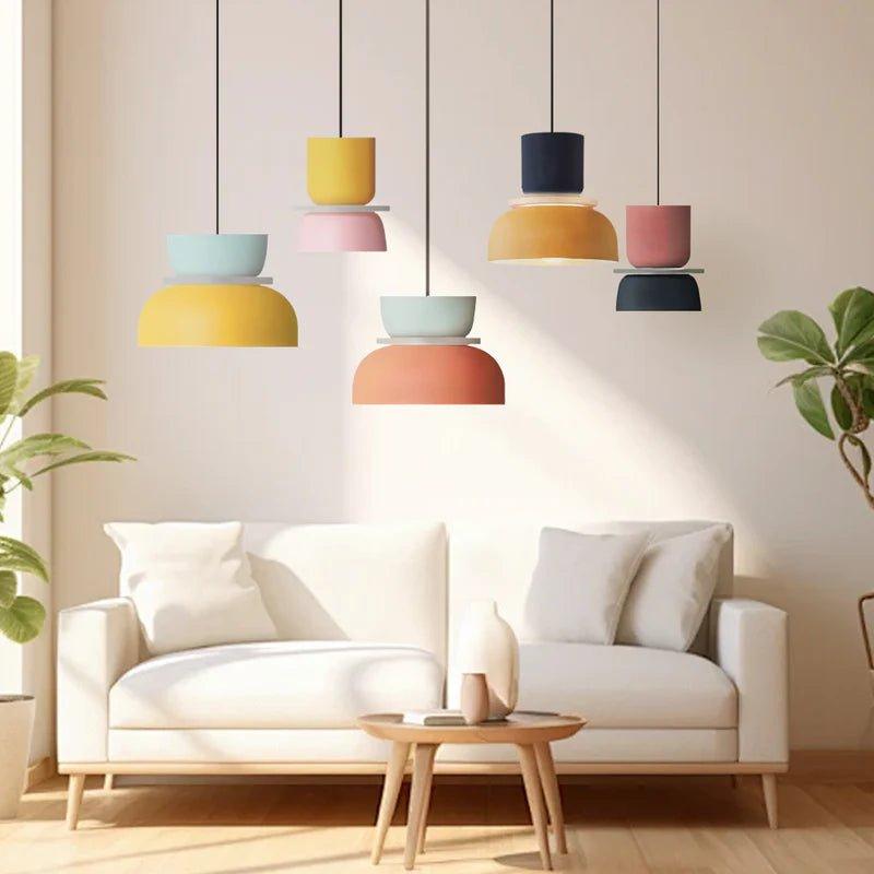 Nordic Colorful Pendant Light Collection – Playful Design