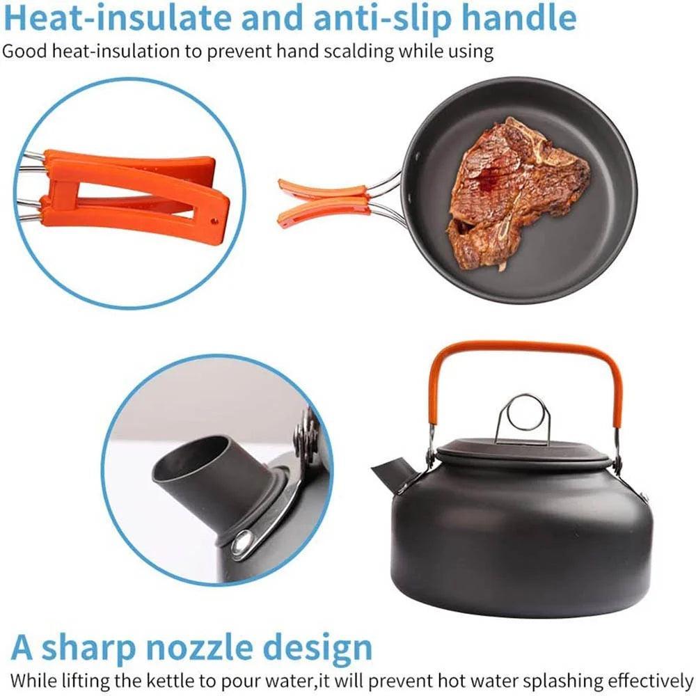 Explorer's Essential Camping Cookware Set | Compact & Durable