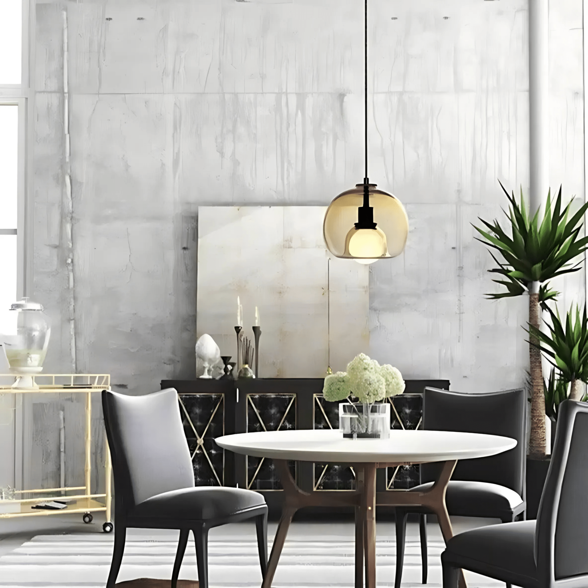 Modern Handblown Glass Pendant Light – Elegant Design