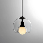 Modern Handblown Glass Pendant Light – Elegant Design