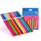 24-Count Non-Toxic Crayon Set in Case for Coloring