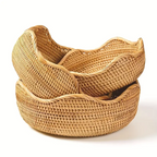Eco-Friendly Bamboo Fruit Holder for Stylish Storage