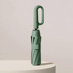 Handy Umbrella Featuring a Convenient Ring Grip