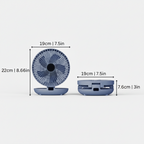 Portable Foldable Fan with Mesh Cooling Blanket Design