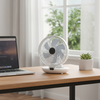 Portable Foldable Fan with Mesh Cooling Blanket Design