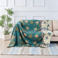 Reversible Decorative Throw Blanket for Cooling Comfort