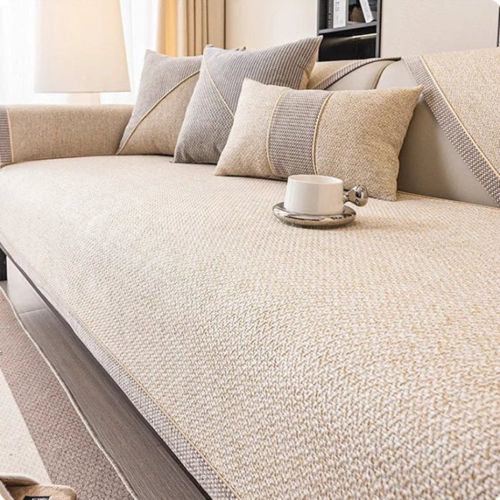 Non-Slip Furniture Protector Cover for Cotton Sofas
